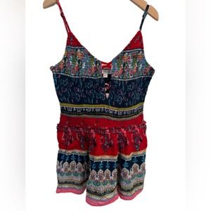 Patrons of Peace Smocked Boho Tank | Size Small | NEW